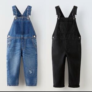 Zara denim overalls